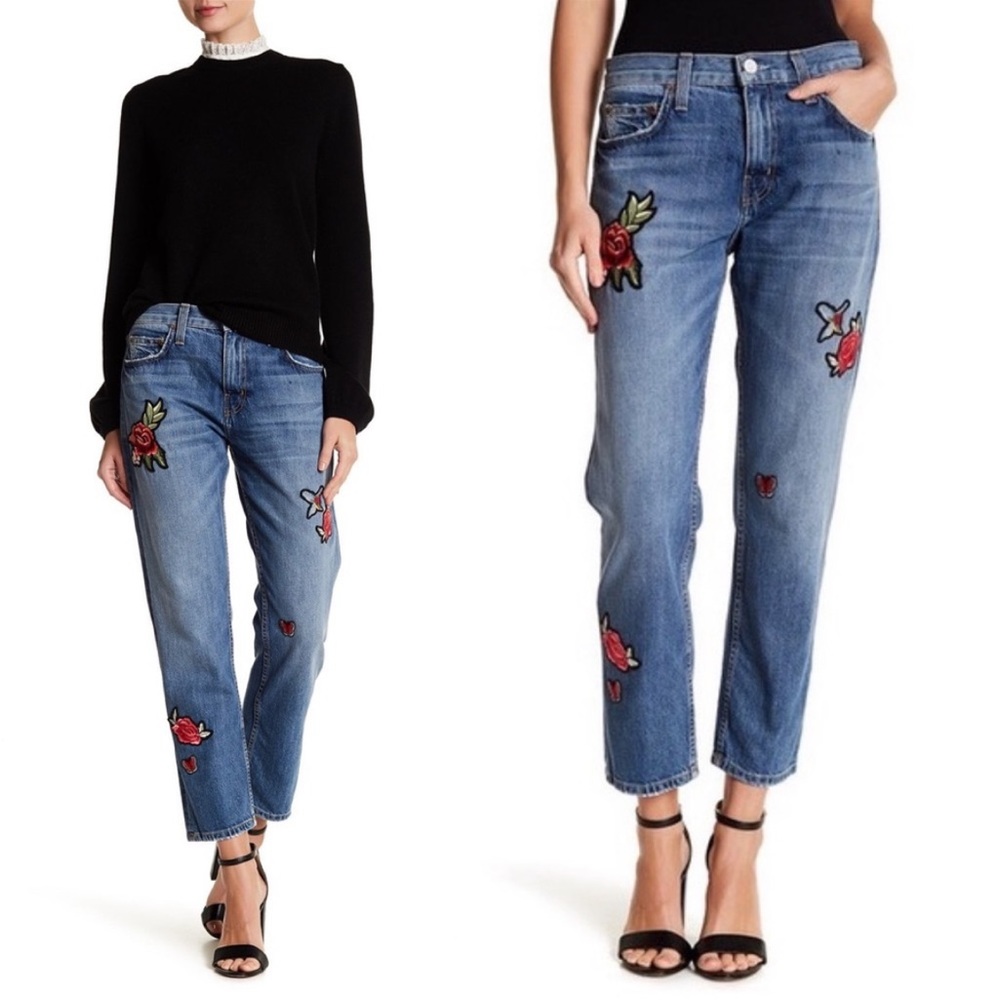 Joie Josie Patched Denim Jeans Size 25